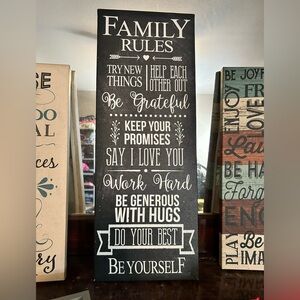 Inspirational Black Wall Decor
